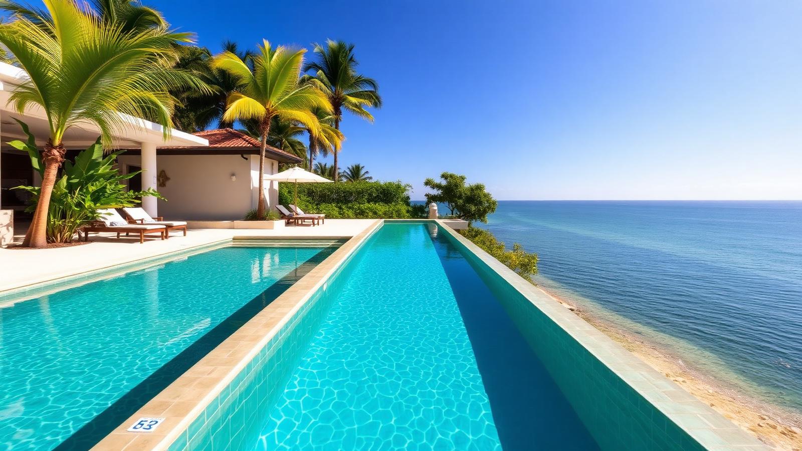 Cliffside infinity pool